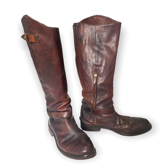 Rag & Bone Abbey  distressed brown riding boots Size 40EU - Picture 4 of 15